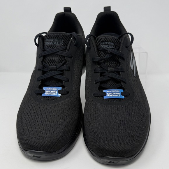 Skechers Go Walk Arch Fit Mens Black Machine Washable Sneakers Size 11.5 - Picture 2 of 8